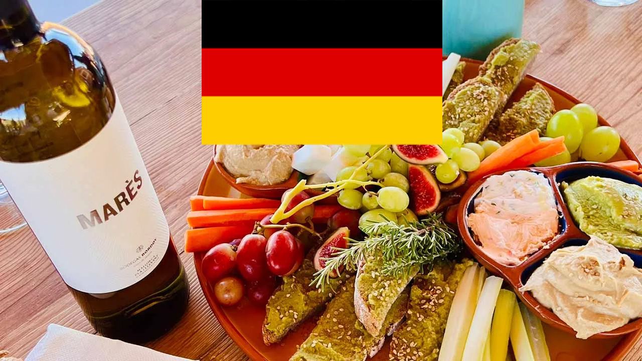 Cata de vinos en alemán con tapas en Bodegas Bordoy